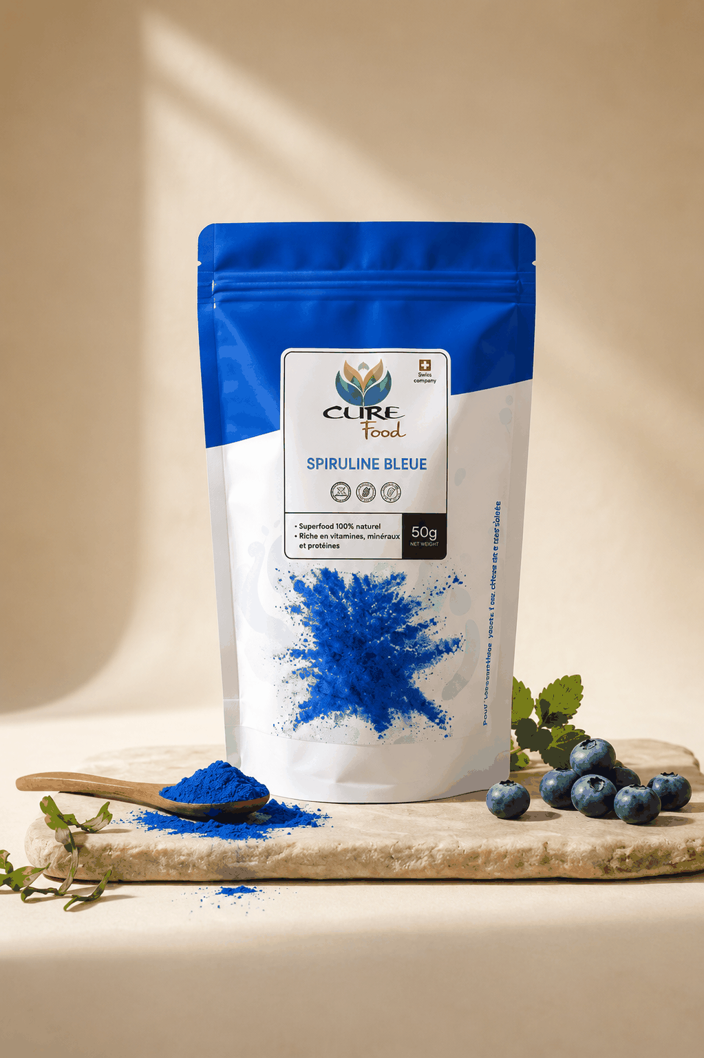 Blaue Spirulina – Fruvik Schweiz
