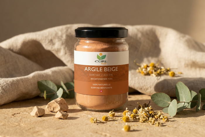 Beige Bentonit-Tonerde – Fruvik Schweiz